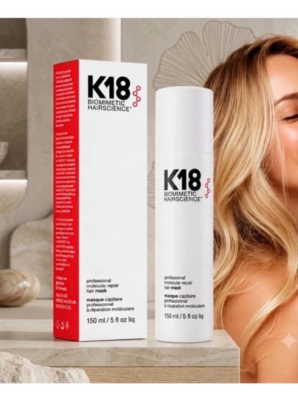 K18 Biomimetic Hairscience Professional Molecular Repair Hair Mask - Sealed